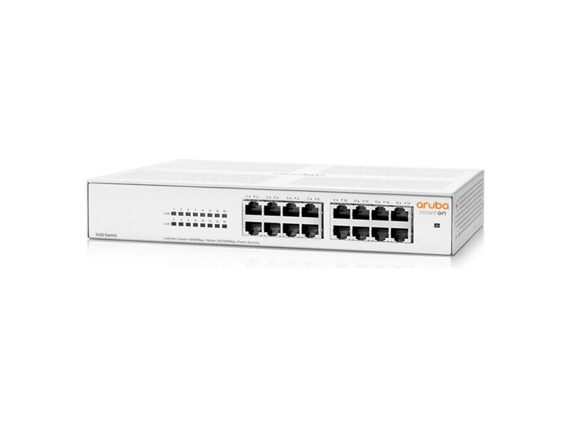 R8R47A  Коммутатор HPE Aruba Instant on 1430 16G unmanaged fanless Switch