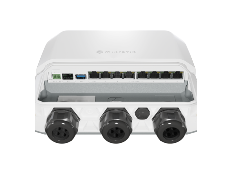 RB5009UPr+S+OUT  Наружная точка доступа Mikrotik RB5009UPr+S+OUT Wired router 2.5 Gigabit Ethernet, Gigabit Ethernet White