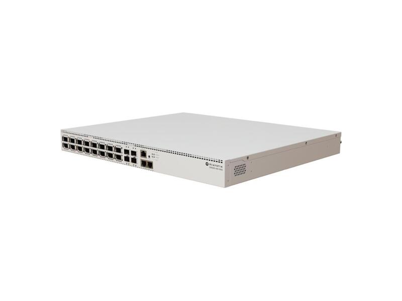 CRS520-4XS-16XQ-RM  Маршрутизатор MikroTik 2xRJ45/ 4 x 25G SFP28 ports/ 16 x 100G QSFP28 / RouterOS L5/ 4 x hot-swap fans