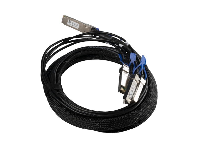 XQ+BC0003-XS+  Трансивер MikroTik XQ+BC0003-XS+ 100G DAC cable QSFP28 to 4x SFP28, 3m