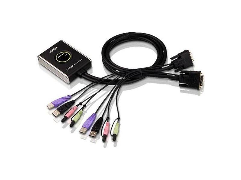 CS682-AT  KVM-переключатель USB 2PORT W/ CAB CS682-AT ATEN