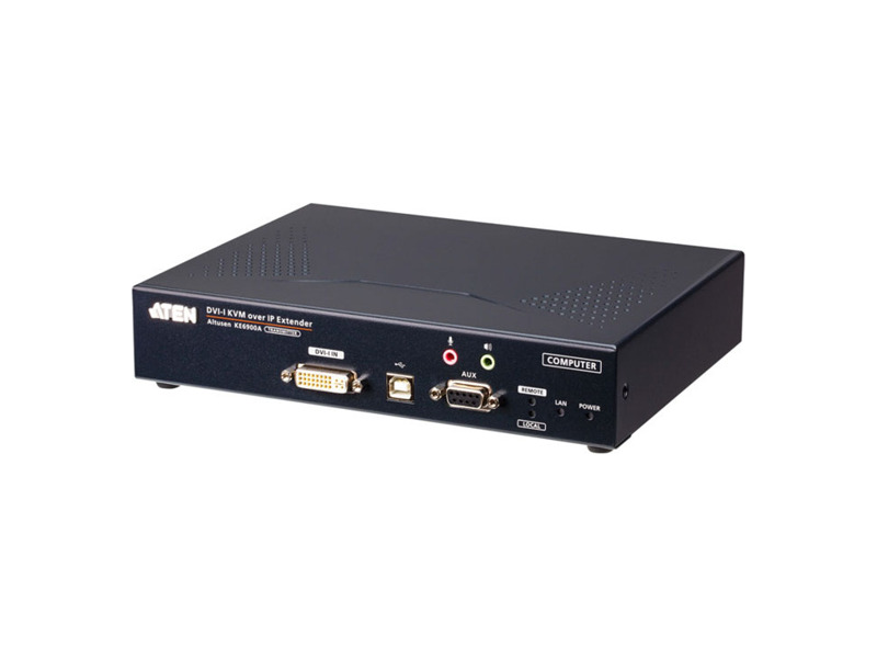 KE6900AT-AX-G  Удлинитель ATEN DVI-I Single Display KVM over IP Transmitter