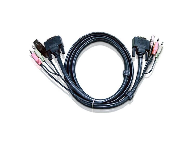 2L-7D03UD  ATEN CABLE DVI/ USB B/ MC.SP-DVI/ USB A; 3M*2L-7D03UD