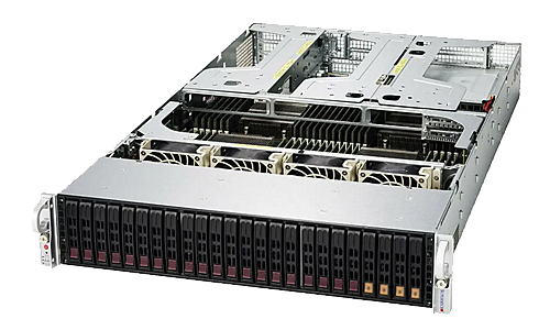 Сервер Supermicro WS-C4.R2H.H224*  4x Intel Xeon Scalable 2nd 2U 24x HDD 2''5
