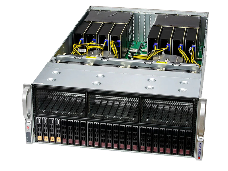 Сервер Supermicro GS-C2.R4H.H206.A4 2x AMD EPYC 9004 8x Video Cards