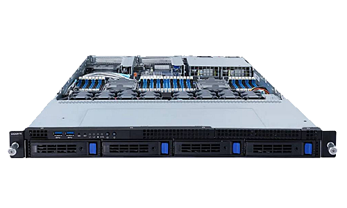 Сервер Gigabyte WG-C2.R1H.H304*  2x Intel Xeon Scalable 2nd 1U 4x HDD 3''5