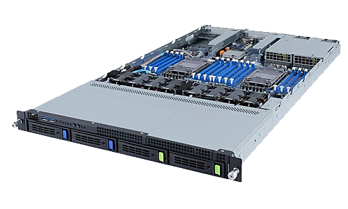 Сервер Gigabyte WG-C2.R1H.H304&  2x Intel Xeon Scalable 3rd 1U 4x HDD 3''5