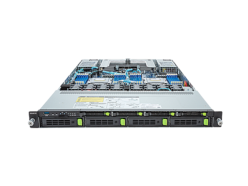 Сервер Gigabyte WG-C2.R1H.H208  2x AMD EPYC 9004 1U 8x HDD 2''5