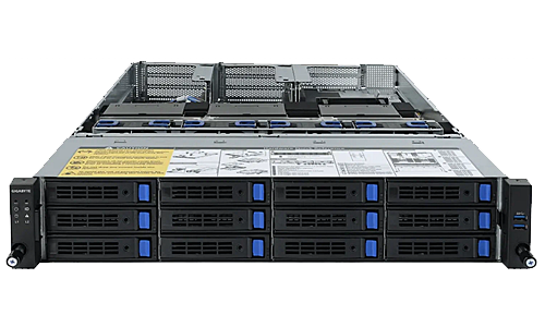 Сервер Gigabyte WG-C2.R2H.H312#  2x AMD EPYC 7003 2U 12x HDD 3''5
