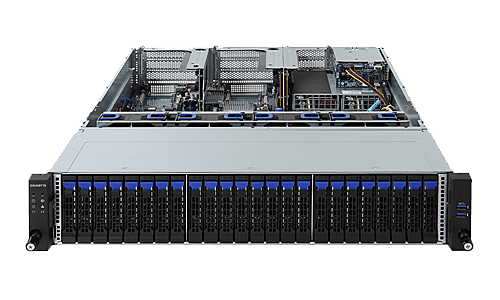 Сервер Gigabyte WG-C2.R2H.H224#  2x AMD EPYC 7003 2U 24x HDD 2''5