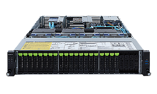 Сервер Gigabyte WG-C2.R2H.H224+  2x AMD EPYC 7002 2U 24x HDD 2''5