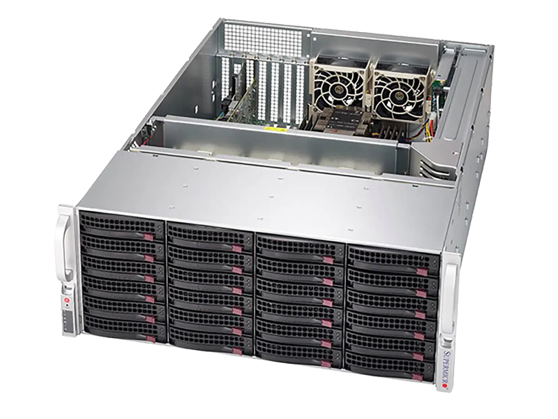 Сервер Supermicro WS-C2.R4H.H324.I3  2x Intel Xeon Scalable 3rd 4U 24x HDD 3''5