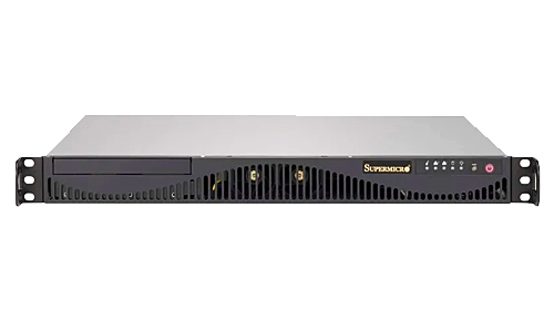 Сервер Supermicro WS-C1.R1F.F302  1x Intel Xeon E3-1200v6/ i3 1U 2x HDD 3''5